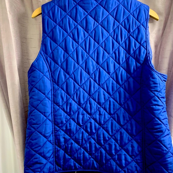 Charter Club quilted royal blue vest size 0X - Picture 3 of 4